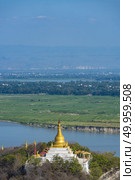 The temple has a beautiful art in Burma . Стоковое фото, агентство Ingram Publishing / Фотобанк Лори