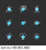 plants , save , recycle , thunder , ecology , sun , cloud , rain , weather , icon, vector, design,  flat,  collection, style, creative,  icons , sky , pointer , mouse , tree , enviroment , cloudy,icon, vector, design,  flat,  collection, style, creative,  icons. Стоковая иллюстрация, агентство Ingram Publishing / Фотобанк Лори