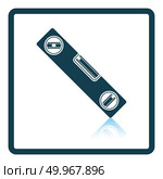 Icon of construction level . Shadow reflection design. Vector illustration. Стоковая иллюстрация, агентство Ingram Publishing / Фотобанк Лори