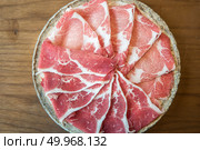 Sirloin Beef meat and Kurobuta Pork meat texture for food background. Стоковое фото, агентство Ingram Publishing / Фотобанк Лори