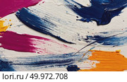 Abstract expressionism background with colorful paints texture. AI Generative. Стоковое AI-видео, аниматор Spirit River / Фотобанк Лори
