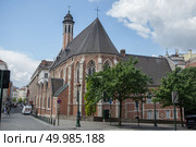 Church of St. Mary Magdalene, one of oldest churches in Brussels, Belgium. Magdalene Church having been established by Brothers of Mercy in 13th century.. Church of St. Mary Magdalene. Стоковое фото, агентство Ingram Publishing / Фотобанк Лори