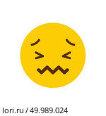 Sad Emoji icon design vector. Стоковая иллюстрация, агентство Ingram Publishing / Фотобанк Лори
