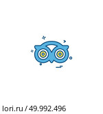 Tripadvisor icon design vector . Стоковая иллюстрация, агентство Ingram Publishing / Фотобанк Лори