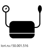 Pressure measuring apparatus Medical device for measuring blood pressure pulse Tonometer medical instrument icon black color vector illustration flat style simple image. Стоковая иллюстрация, агентство Ingram Publishing / Фотобанк Лори