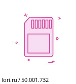 Sim icon design vector. Стоковая иллюстрация, агентство Ingram Publishing / Фотобанк Лори