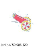 Cannon icon design vector. Стоковая иллюстрация, агентство Ingram Publishing / Фотобанк Лори
