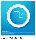 Flag mark icon. Стоковая иллюстрация, агентство Ingram Publishing / Фотобанк Лори