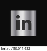 Linked in icon design vector. Стоковая иллюстрация, агентство Ingram Publishing / Фотобанк Лори