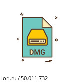 dmg file file extension file format icon vector design. Стоковая иллюстрация, агентство Ingram Publishing / Фотобанк Лори