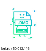 Computer dmg file format type icon vector design. Стоковая иллюстрация, агентство Ingram Publishing / Фотобанк Лори