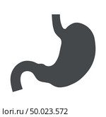 Human stomach isolated icon. Стоковая иллюстрация, иллюстратор Максим Гребешков / Фотобанк Лори