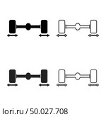 Fix car wheels Computer wheel balancer icon set grey black color vector illustration outline flat style simple image. Стоковая иллюстрация, агентство Ingram Publishing / Фотобанк Лори