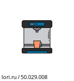 coffee machine espresso maker doodle vector art icon illustration. coffee machine espresso maker doodle vector art icon. Стоковая иллюстрация, агентство Ingram Publishing / Фотобанк Лори