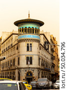 Old building in the center of Oran - CPA bank. Popular Credit of Algeria. Oran. Algeria. Редакционное фото, фотограф Евгений Ткачёв / Фотобанк Лори