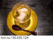 Japanese Cream cheese tofu Groumet starter. Стоковое фото, агентство Ingram Publishing / Фотобанк Лори