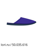 Man home slipper icon. Flat color design. Vector illustration. Стоковая иллюстрация, агентство Ingram Publishing / Фотобанк Лори