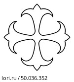 Symbol field lily kreen strong Cross monogram dokonstantinovsky Symbol of the Apostle anchor Hope sign Religious cross icon black color outline vector illustration flat style simple image. Symbol field lily kreen strong Cross monogram dokonstantinovsky Symbol of the Apostle anchor Hope sign Religious cross icon black color outline vector illustration flat style image. Стоковая иллюстрация, агентство Ingram Publishing / Фотобанк Лори