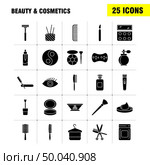 Beauty And Cosmetics Solid Glyph Icon for Web, Print and Mobile UX/UI Kit. Such as: Bowl, Food, Kitchen, Beauty, Cosmetic, Makeup, Powder, Puff, Pictogram Pack. - Vector. Стоковая иллюстрация, агентство Ingram Publishing / Фотобанк Лори