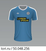 Realistic soccer shirt 2020. Стоковая иллюстрация, иллюстратор Максим Гребешков / Фотобанк Лори