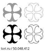 Cross monogram dokonstantinovsky Symbol of the Apostle anchor Hope sign Religious cross icon set black grey color vector illustration flat style simple image. Стоковая иллюстрация, агентство Ingram Publishing / Фотобанк Лори