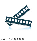 Computer memory icon. Shadow reflection design. Vector illustration. Стоковое фото, агентство Ingram Publishing / Фотобанк Лори