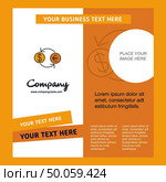 Money converstion  Company Brochure Template. Vector Busienss Template. Стоковая иллюстрация, агентство Ingram Publishing / Фотобанк Лори