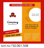 Ghost cap  Company Brochure Template. Vector Busienss Template. Стоковая иллюстрация, агентство Ingram Publishing / Фотобанк Лори