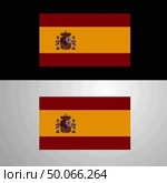 Spain Flag banner design. Стоковая иллюстрация, агентство Ingram Publishing / Фотобанк Лори