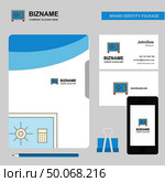 Locker Business Logo, File Cover Visiting Card and Mobile App Design. Vector Illustration. Стоковая иллюстрация, агентство Ingram Publishing / Фотобанк Лори