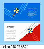 Lollypop abstract corporate business banner template, horizontal advertising business banner. Стоковая иллюстрация, агентство Ingram Publishing / Фотобанк Лори