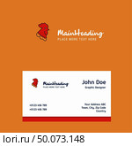 Cock  logo Design with business card template. Elegant corporate identity. - Vector. Стоковая иллюстрация, агентство Ingram Publishing / Фотобанк Лори