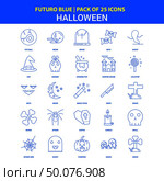 Halloween Icons - Futuro Blue 25 Icon pack. Стоковая иллюстрация, агентство Ingram Publishing / Фотобанк Лори