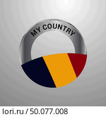 Chad My Country Flag badge. Стоковая иллюстрация, агентство Ingram Publishing / Фотобанк Лори