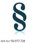 Paragraph symbol icon. Shadow reflection design. Vector illustration. Стоковая иллюстрация, агентство Ingram Publishing / Фотобанк Лори