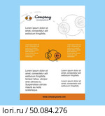 Template layout for Money converstion  comany profile ,annual report, presentations, leaflet, Brochure Vector Background. Стоковая иллюстрация, агентство Ingram Publishing / Фотобанк Лори