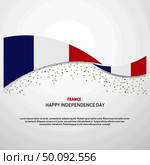 France Happy independence day Background. Стоковая иллюстрация, агентство Ingram Publishing / Фотобанк Лори