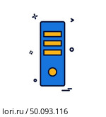 CPU icon design vector. Стоковая иллюстрация, агентство Ingram Publishing / Фотобанк Лори
