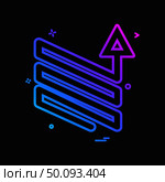 arrow downs up ups icon vector design. Стоковая иллюстрация, агентство Ingram Publishing / Фотобанк Лори