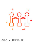 wall Boundary icon design vector. Стоковая иллюстрация, агентство Ingram Publishing / Фотобанк Лори