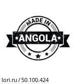 Angola stamp design vector. Стоковая иллюстрация, агентство Ingram Publishing / Фотобанк Лори