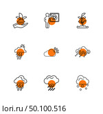 plants , save , recycle , thunder , ecology , sun , cloud , rain , weather , icon, vector, design,  flat,  collection, style, creative,  icons , sky , pointer , mouse , tree , enviroment , cloudy,icon, vector, design,  flat,  collection, style, creative,  icons. Стоковая иллюстрация, агентство Ingram Publishing / Фотобанк Лори