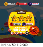 game ui menu application mobile app vector art. game ui menu application mobile app. Стоковая иллюстрация, агентство Ingram Publishing / Фотобанк Лори