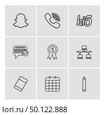 snapchat , viber , hi5 , message ,badge , network , eraser , celender , pencil , icons , flat , icon , set , vector , qualilty , design , collection , creative , social media , social , . Стоковая иллюстрация, агентство Ingram Publishing / Фотобанк Лори