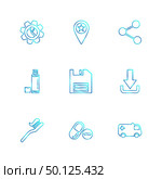 gear , navigation , share, bottle , save , floppy , download ,brush , medical , ambulance ,  icon, vector, design,  flat,  collection, style, creative,  icons. Стоковая иллюстрация, агентство Ingram Publishing / Фотобанк Лори