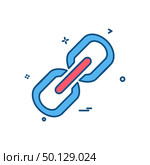 Linked icon design vector. Стоковая иллюстрация, агентство Ingram Publishing / Фотобанк Лори