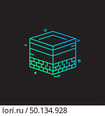 Holy Kaaba icon design vector . Стоковая иллюстрация, агентство Ingram Publishing / Фотобанк Лори