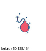 bomb explosive war weapon icon vector design. Стоковая иллюстрация, агентство Ingram Publishing / Фотобанк Лори