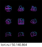 Bit coin , crypto currency , axe, chat , conversation , graph , wo accepted , icon, vector, design,  flat,  collection, style, creative,  iconsicon, vector, design,  flat,  collection, style, creative,  icons . Стоковая иллюстрация, агентство Ingram Publishing / Фотобанк Лори