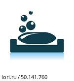 Soap-dish Icon. Shadow Reflection Design. Vector Illustration. Стоковая иллюстрация, агентство Ingram Publishing / Фотобанк Лори